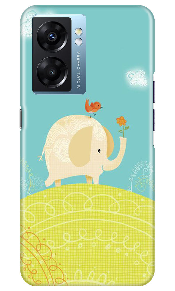 Elephant Painting Case for Oppo K10 5G