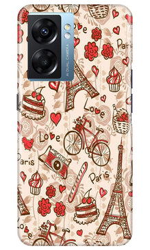 Love Paris Mobile Back Case for Oppo K10 5G  (Design - 103)