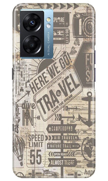 Travel Mobile Back Case for Oppo K10 5G  (Design - 104)