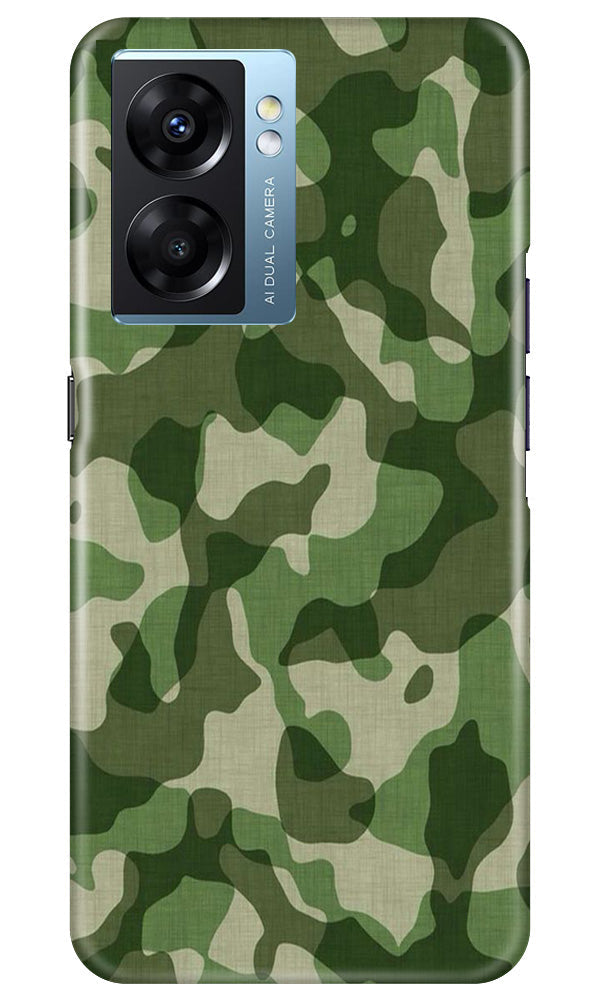 Army Camouflage Case for Oppo K10 5G  (Design - 106)