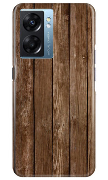 Wooden Look Mobile Back Case for Oppo K10 5G  (Design - 112)