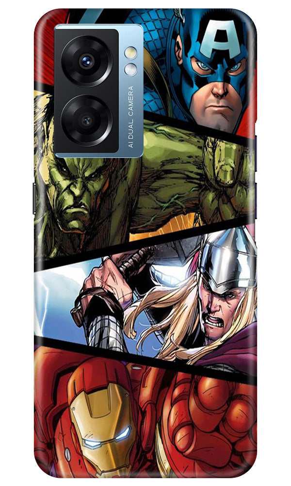 Avengers Superhero Case for Oppo K10 5G  (Design - 124)