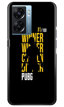 Pubg Winner Winner Mobile Back Case for Oppo K10 5G  (Design - 146)