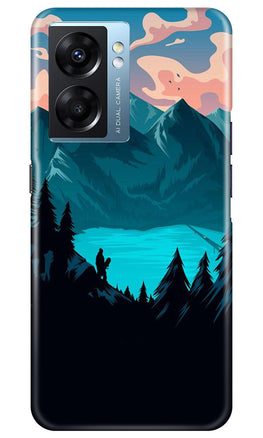 Mountains Case for Oppo K10 5G (Design - 155)