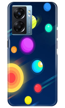 Solar Planet Mobile Back Case for Oppo K10 5G (Design - 166)