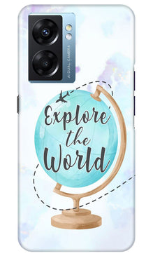 Explore the World Mobile Back Case for Oppo K10 5G (Design - 176)