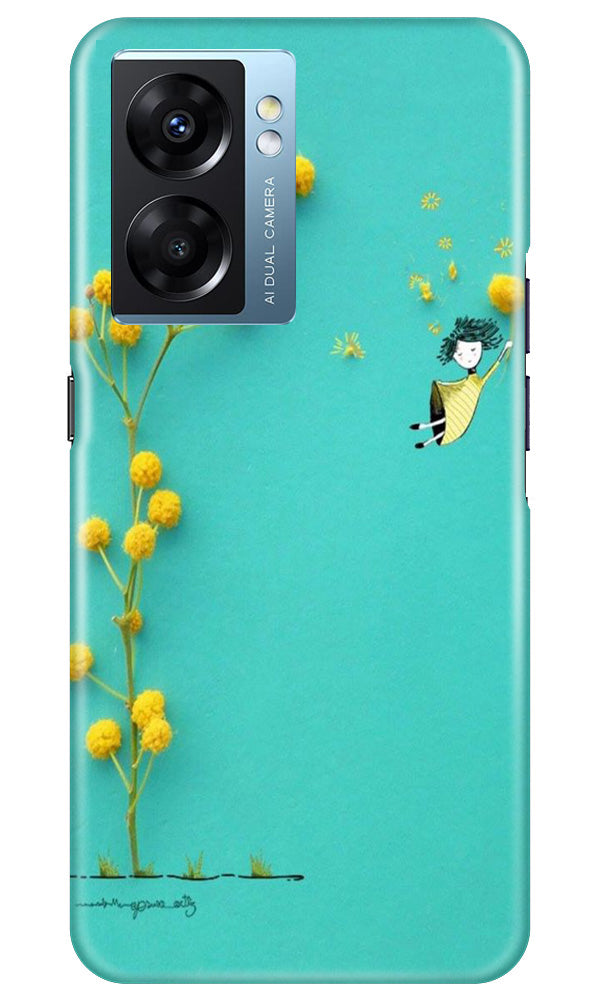 Pink Pattern Case for Oppo K10 5G (Design No. 184)