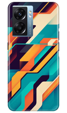 Modern Art Mobile Back Case for Oppo K10 5G (Design - 201)