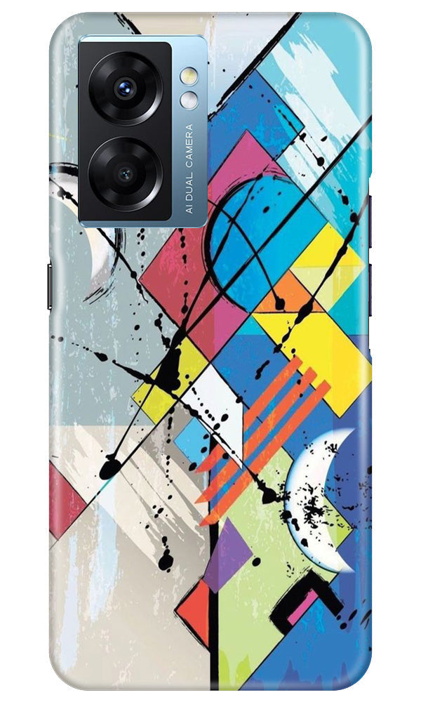 Modern Art Case for Oppo K10 5G (Design No. 203)