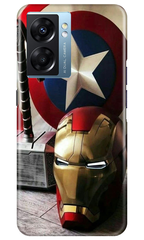 Captain America Shield Case for Oppo K10 5G (Design No. 222)