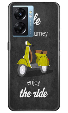 Vintage Scooter Mobile Back Case for Oppo K10 5G (Design - 229)