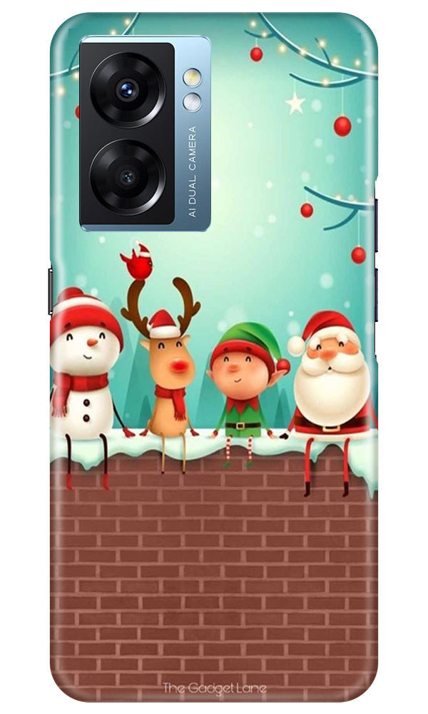 Santa Claus Mobile Back Case for Oppo K10 5G (Design - 296)