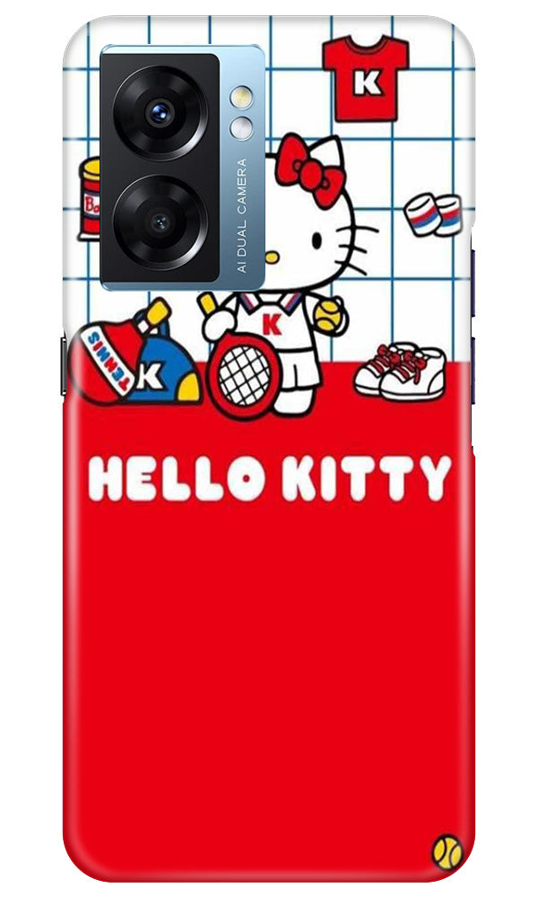 Hello Kitty Mobile Back Case for Oppo K10 5G (Design - 322)