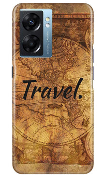 Travel Mobile Back Case for Oppo K10 5G (Design - 334)