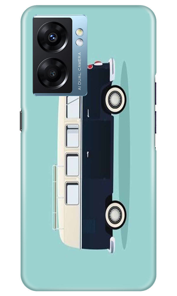 Travel Bus Mobile Back Case for Oppo K10 5G (Design - 338)
