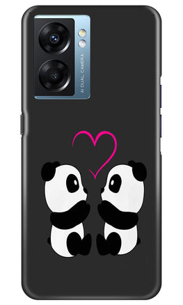 Panda Love Mobile Back Case for Oppo K10 5G (Design - 355)