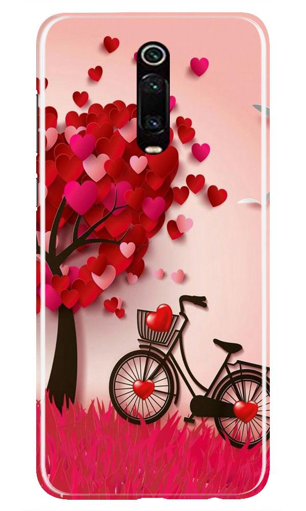Red Heart Cycle Case for Xiaomi Redmi K20/K20 pro (Design No. 222)