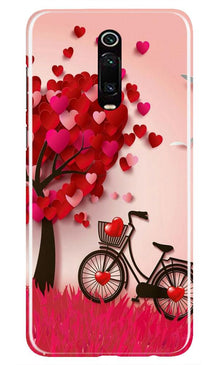 Red Heart Cycle Case for Xiaomi Redmi K20/K20 pro (Design No. 222)