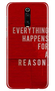 Everything Happens Reason Mobile Back Case for Oppo R17 Pro (Design - 378)