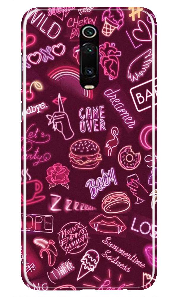 Party Theme Mobile Back Case for Xiaomi Redmi K20 / K20 Pro  (Design - 392)