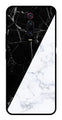 Black White Marble Design Metal Mobile Case for Xiaomi Redmi K50i    (Design No -09)