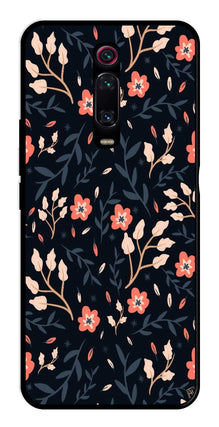 Floral Pattern Metal Mobile Case for Xiaomi Redmi K50i