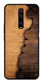 Wooden Design Metal Mobile Case for Xiaomi Redmi K50i    (Design No -13)