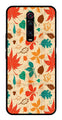 Leafs Design Metal Mobile Case for Xiaomi Redmi K50i    (Design No -14)