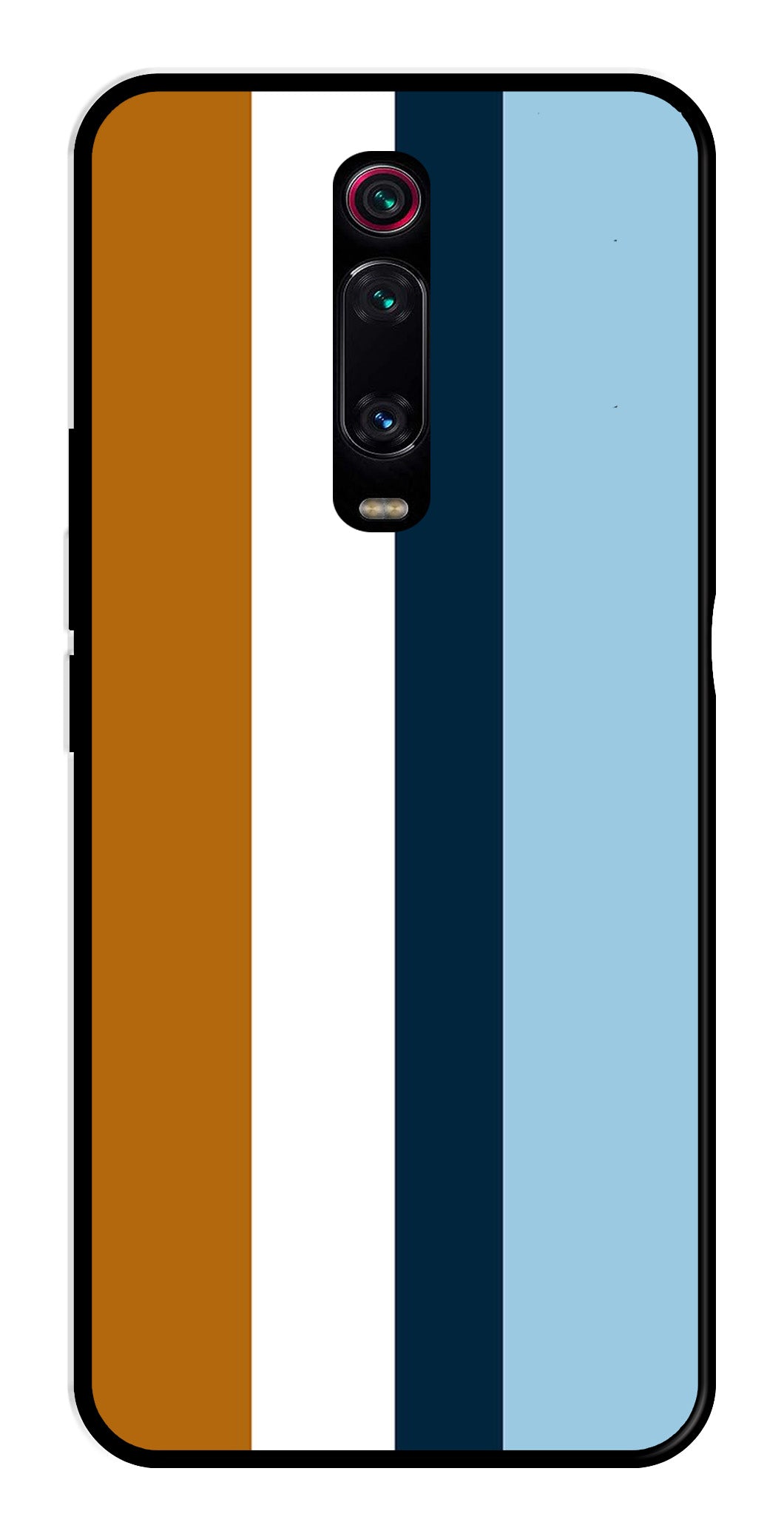 MultiColor Pattern Metal Mobile Case for Xiaomi Redmi K20    (Design No -17)