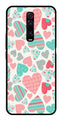 Hearts Pattern Metal Mobile Case for Xiaomi Redmi K20 Pro    (Design No -22)