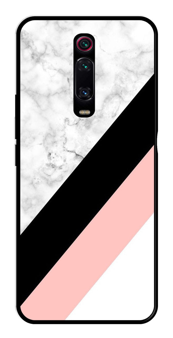 Marble Design Metal Mobile Case for Xiaomi Redmi K20    (Design No -24)