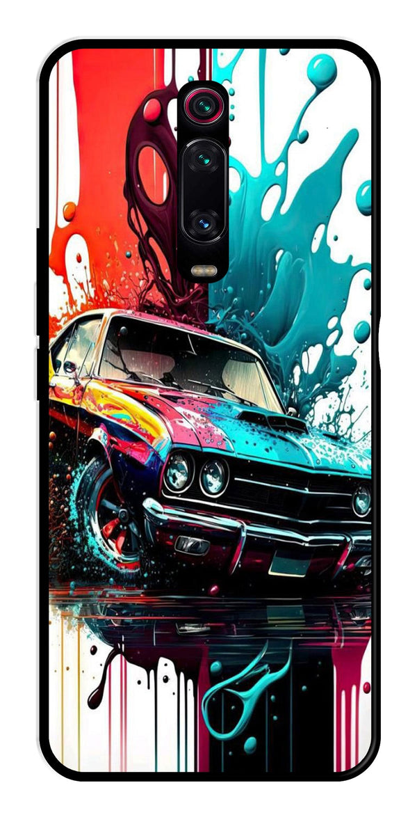 Vintage Car Metal Mobile Case for Xiaomi Redmi K20    (Design No -29)