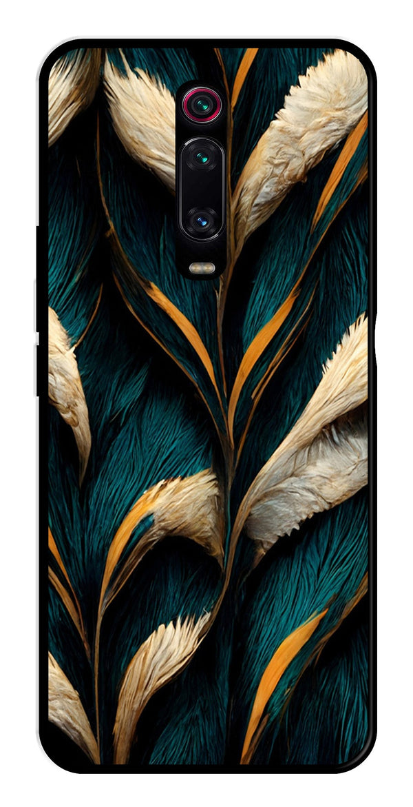 Feathers Metal Mobile Case for Xiaomi Redmi K50i    (Design No -30)