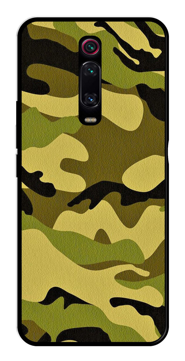 Army Pattern Metal Mobile Case for Xiaomi Redmi K20 Pro    (Design No -35)
