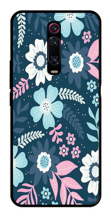 Flower Leaves Design Metal Mobile Case for Xiaomi Redmi K20