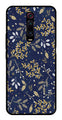 Floral Pattern  Metal Mobile Case for Xiaomi Redmi K20 Pro    (Design No -52)