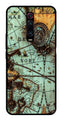 Map Design Metal Mobile Case for Xiaomi Redmi K50i    (Design No -54)