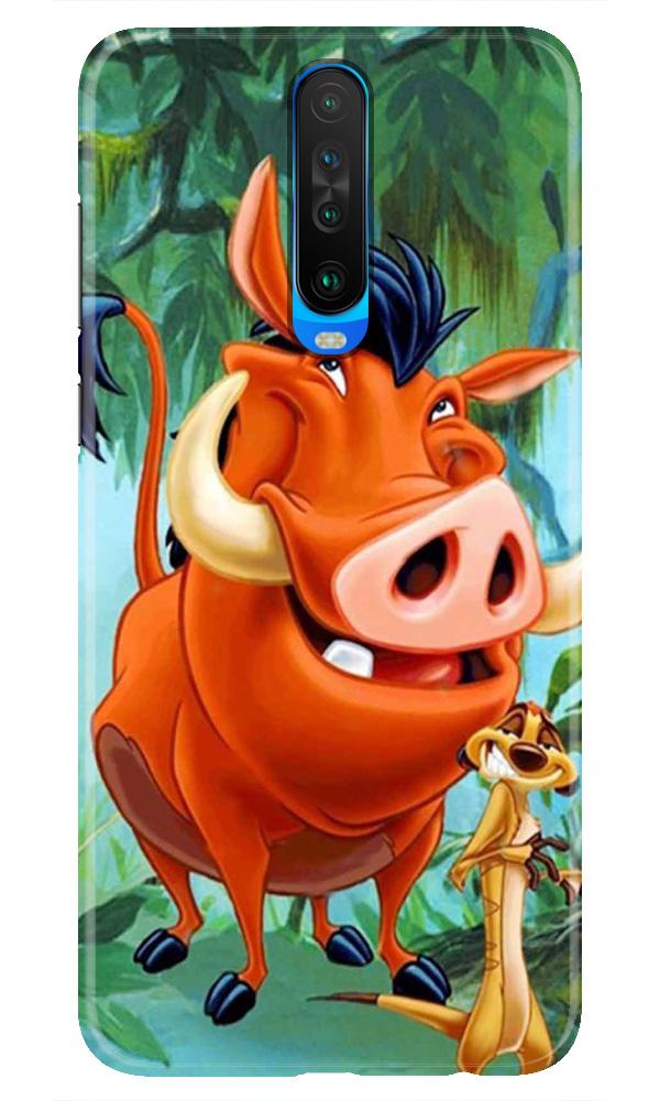 Timon and Pumbaa Mobile Back Case for Redmi K30  (Design - 305)