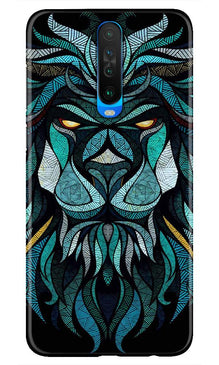 Lion Mobile Back Case for Redmi K30  (Design - 314)