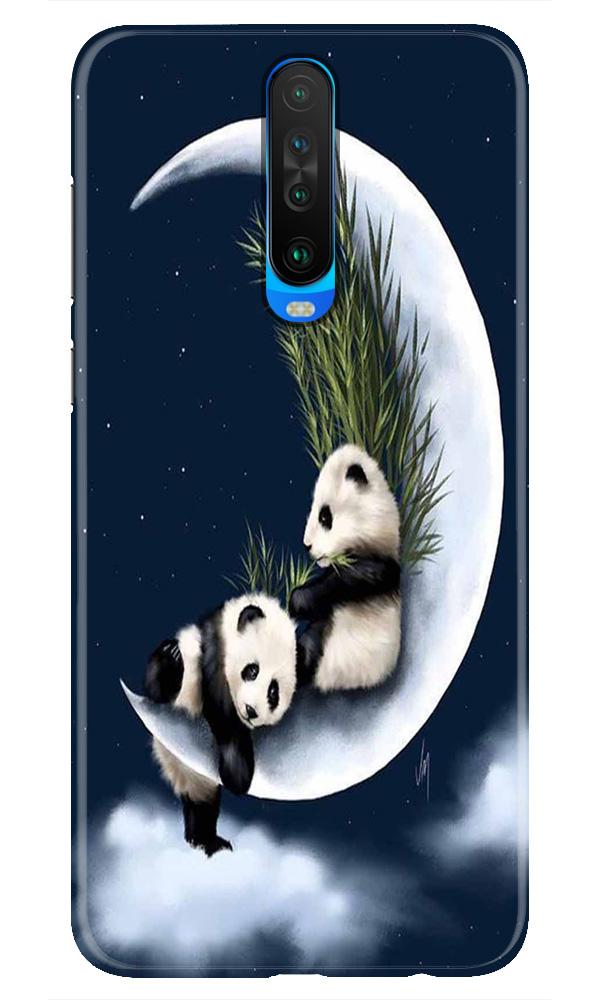 Panda Moon Mobile Back Case for Redmi K30  (Design - 318)