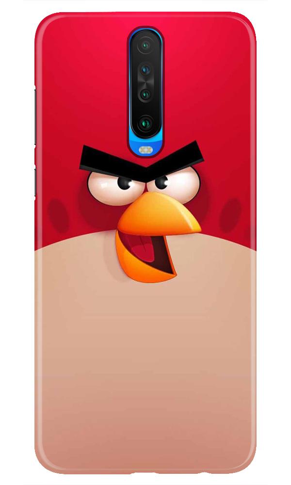 Angry Bird Red Mobile Back Case for Redmi K30  (Design - 325)