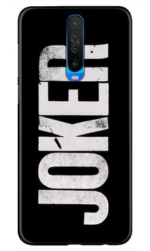 Joker Mobile Back Case for Redmi K30  (Design - 327)