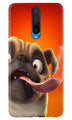 Dog Mobile Back Case for Redmi K30  (Design - 343)