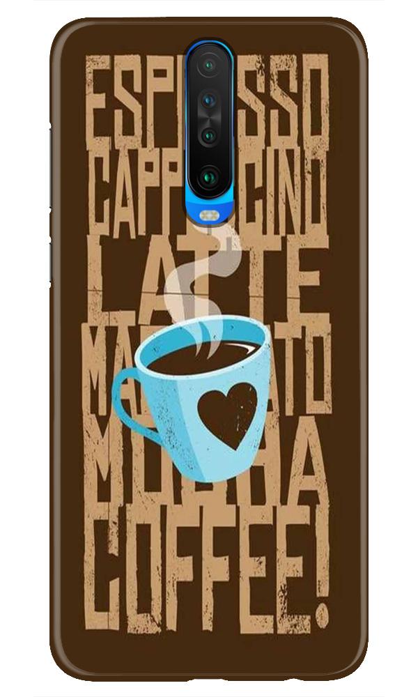 Love Coffee Mobile Back Case for Redmi K30  (Design - 351)