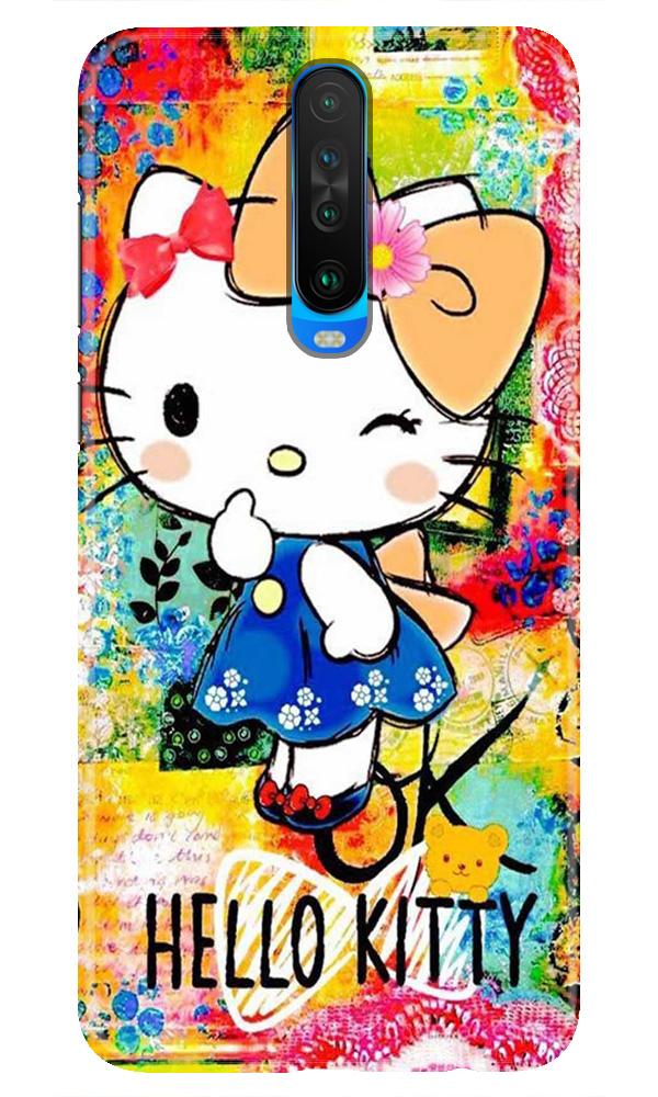 Hello Kitty Mobile Back Case for Redmi K30  (Design - 362)