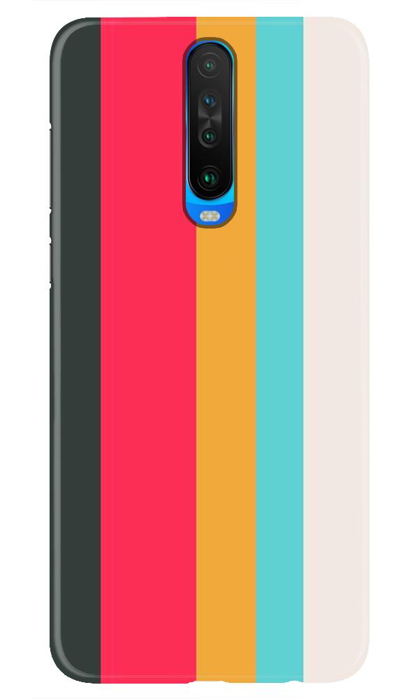 Color Pattern Mobile Back Case for Redmi K30  (Design - 369)