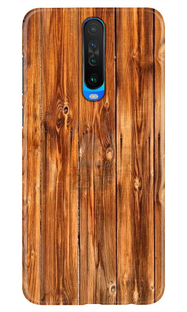 Wooden Texture Mobile Back Case for Redmi K30  (Design - 376)