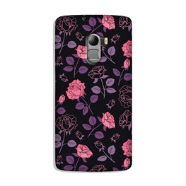 Rose Black Background Case for Lenovo K4 Note