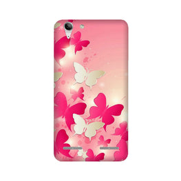 White Pick Butterflies Case for Lenovo K5 / K5 Plus