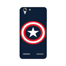 Captain America Mobile Back Case for Lenovo K5 / K5 Plus (Design - 42)
